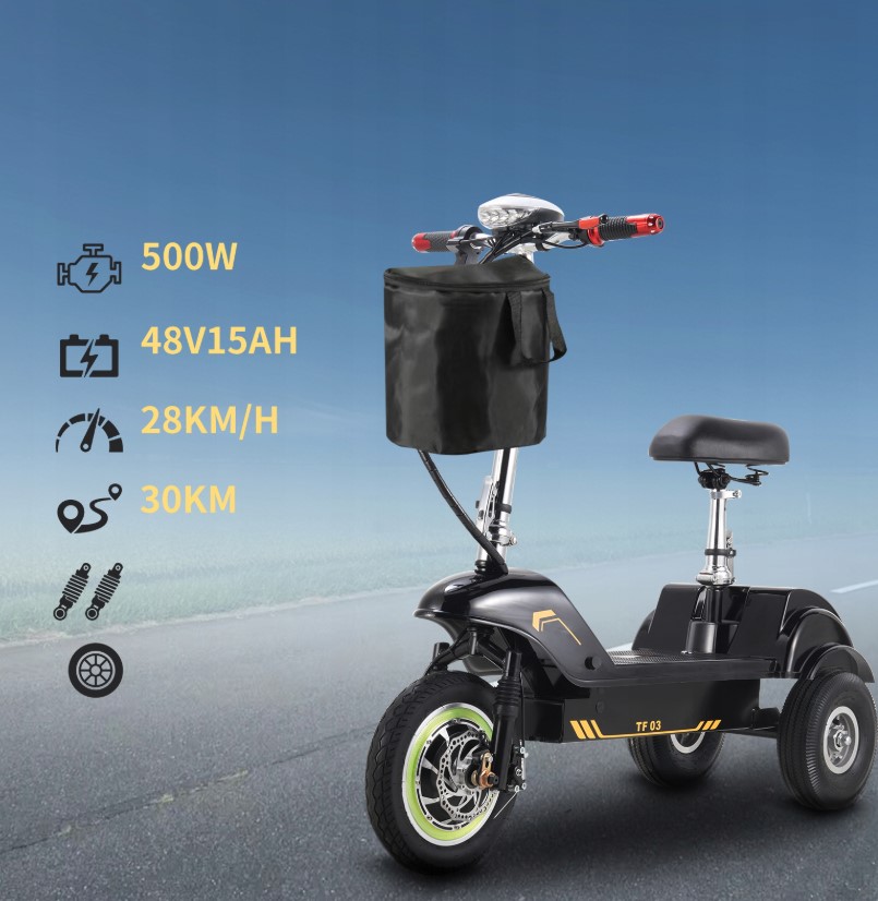 Trojkolka Pre Seniorov Elektricka – Obrázok 5